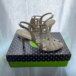 Kelly and Katie KK Riva Heels Taupe